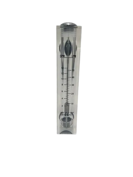 [D-CT-FLO-150-01] Flowmeter Rotameter Panel LZM-25Z 2-15GPM/10–50LPM