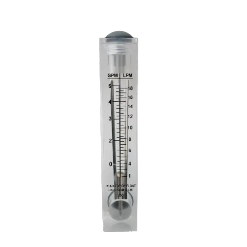 [D-CT-FLO-218-01] Flowmeter Rotameter Panel LZM-15Z 0.5-5GPM/2–18 LPM HUPO